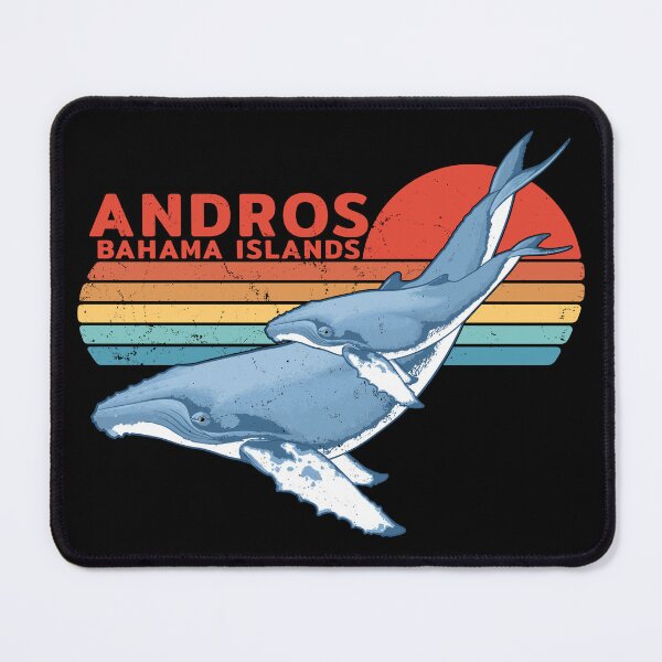 Item preview, Andros Bahamas Humpback Whales designed and sold by NicGrayGraphic.