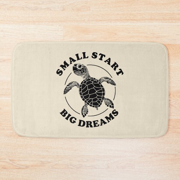 Item preview, Small Start Big Dreams - Baby Turtle Inspirational Quote designed and sold by TMBTM.
