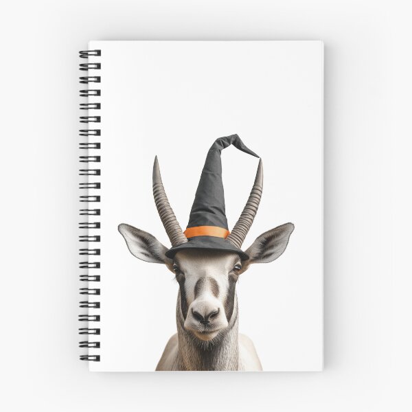 Item preview, Oryx Wearing Halloween Witch Hat designed and sold by LazyOwlStore.