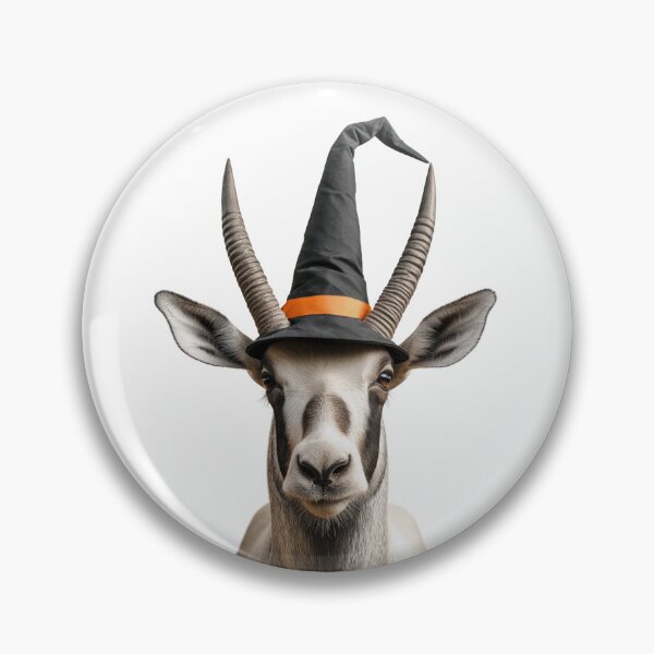 Item preview, Oryx Wearing Halloween Witch Hat designed and sold by LazyOwlStore.