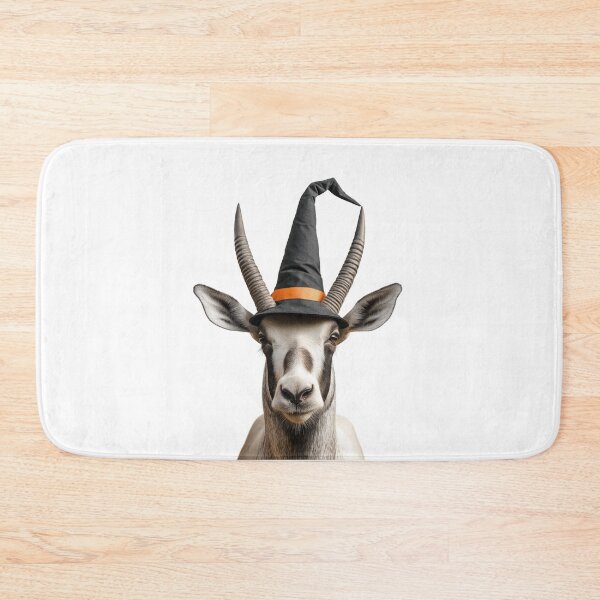Item preview, Oryx Wearing Halloween Witch Hat designed and sold by LazyOwlStore.