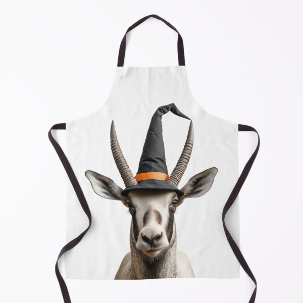 Item preview, Oryx Wearing Halloween Witch Hat designed and sold by LazyOwlStore.