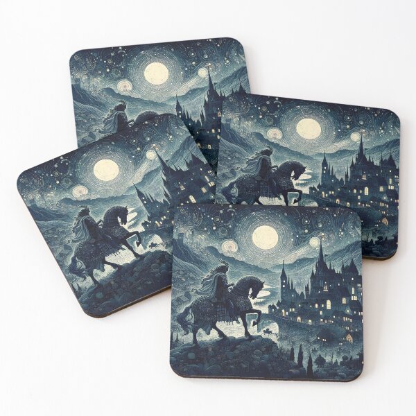 Item preview, The Knight of Albion and the Castle in the Vale designed and sold by Stoneflower-Art.