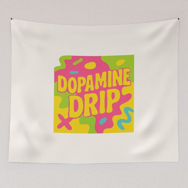 Item preview, Dopamine Drip – Clashing Colors Eclectic Abstract Design designed and sold by Bratak.