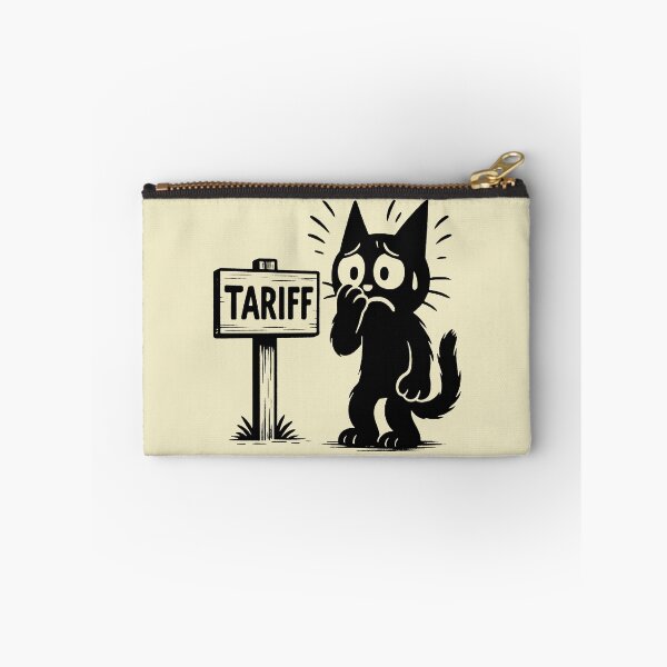 Item preview, Tariff Anxiety: Sad Cat Cartoon designed and sold by zzz888.