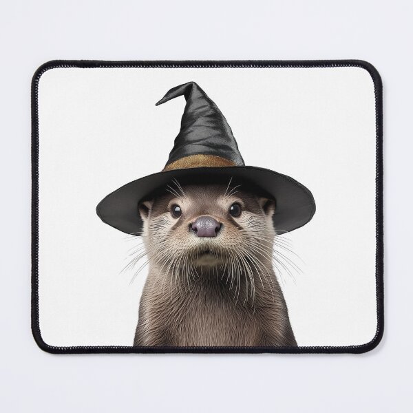 Item preview, Otter Wearing Halloween Witch Hat designed and sold by LazyOwlStore.