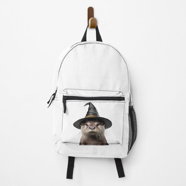 Item preview, Otter Wearing Halloween Witch Hat designed and sold by LazyOwlStore.