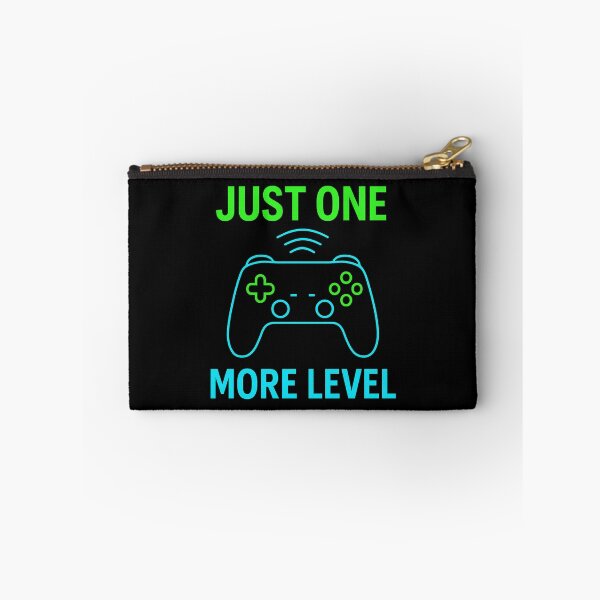 Item preview, Just One More Level – Neon Gamer Controller Art designed and sold by Bratak.