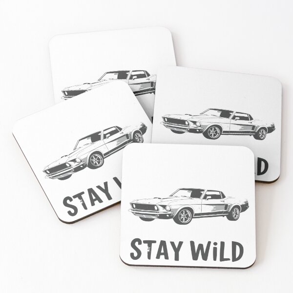 Item preview, Vintage Mustang Muscle – Stay Wild Tee designed and sold by Fiercest128.