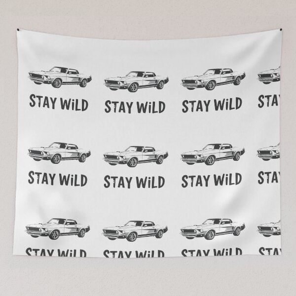 Item preview, Vintage Mustang Muscle – Stay Wild Tee designed and sold by Fiercest128.