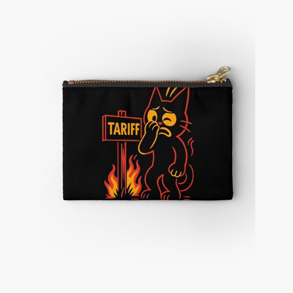 Item preview, Tariff Inferno: Distressed Cat Cartoon designed and sold by zzz888.