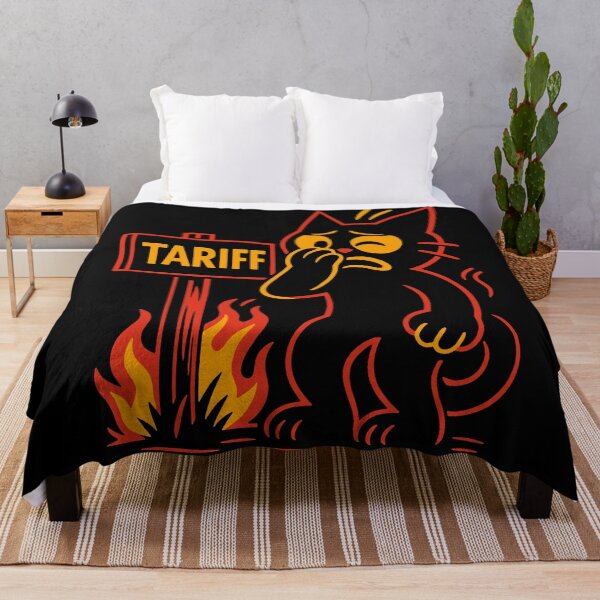 Item preview, Tariff Inferno: Distressed Cat Cartoon designed and sold by zzz888.