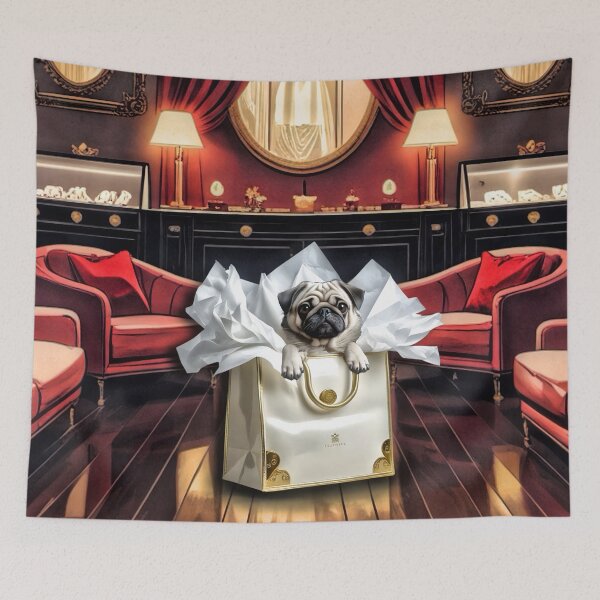 Item preview, Pug Shopping designed and sold by NikkiBear67.