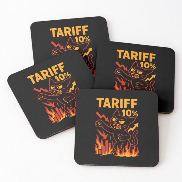 Item preview, 10% Tariff Impact: Economic Stress Cartoon designed and sold by zzz888.