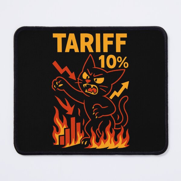 Item preview, 10% Tariff Impact: Economic Stress Cartoon designed and sold by zzz888.