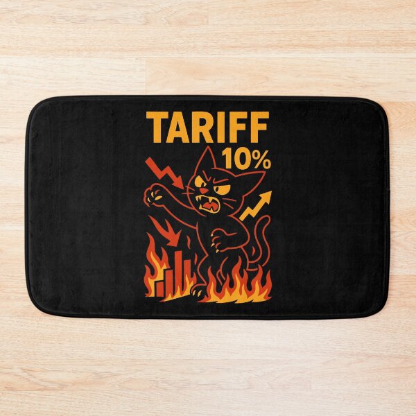 Item preview, 10% Tariff Impact: Economic Stress Cartoon designed and sold by zzz888.