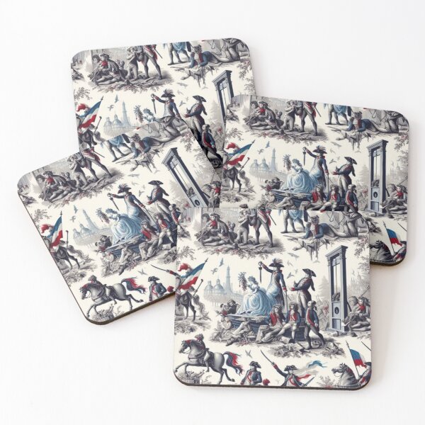 Item preview, Faux French Revolution Toile de Jouy Fabric Print I designed and sold by CMooreWorx.