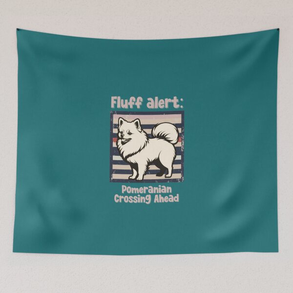 Item preview, Fluff alert : pomeranian crossing ahead designed and sold by justine-bmw.