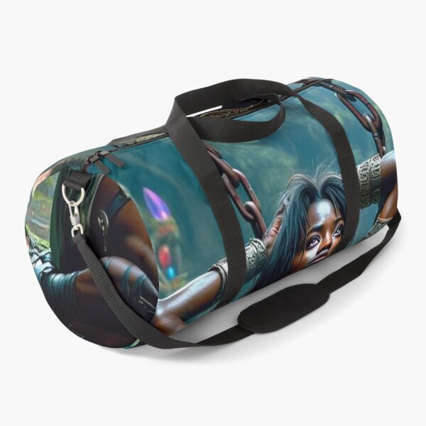Item preview, Fantasy RPG artwork Black African Queen captured by goblins designed and sold by Vintage Designs +.