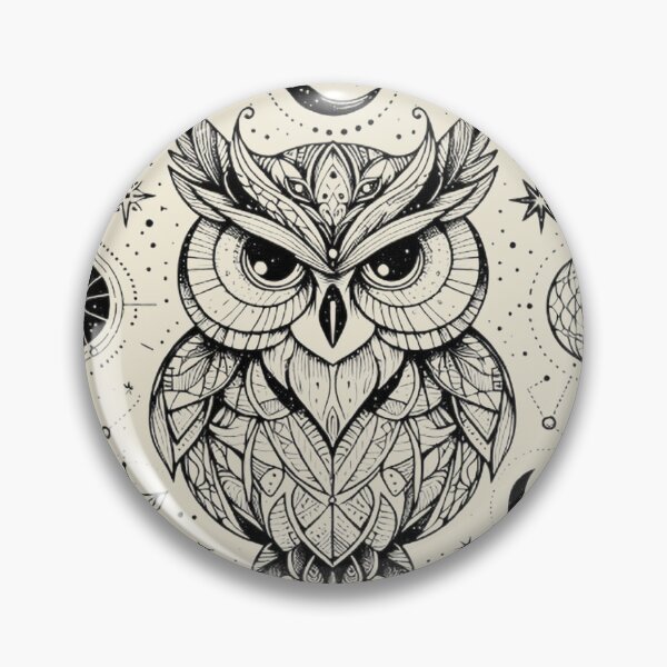 Item preview, Mystical Owl – Celestial Wisdom in Flight designed and sold by Roberta Calabrese.