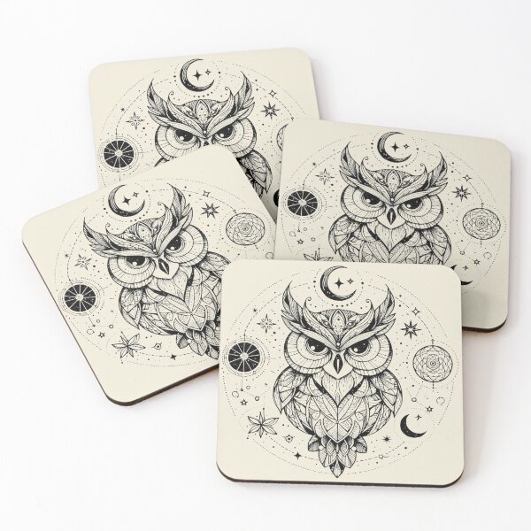 Item preview, Mystical Owl – Celestial Wisdom in Flight designed and sold by Roberta Calabrese.