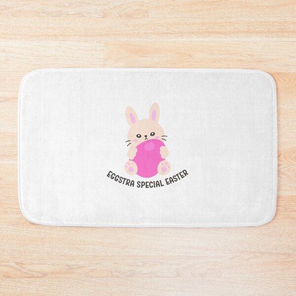 Item preview, Adorable Bunny Hugging Pink Egg with “You’re Eggstra Special” – Cute Punny Easter Sticker designed and sold by BubiStudio.