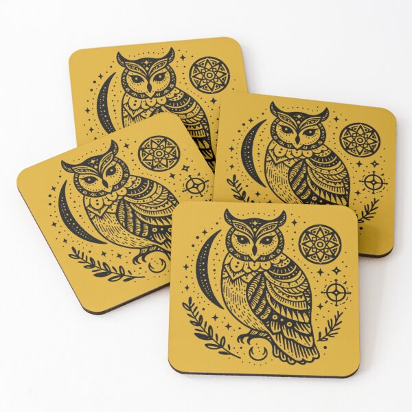 Item preview, Mystical Owl – Celestial Wisdom in Flight designed and sold by Roberta Calabrese.