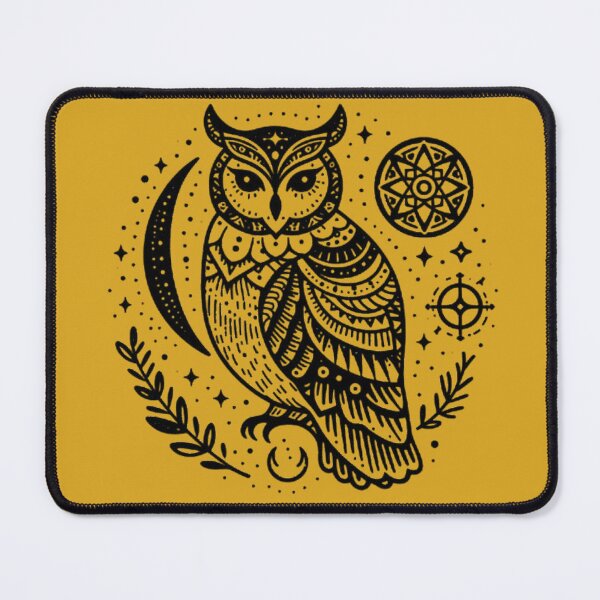Item preview, Mystical Owl – Celestial Wisdom in Flight designed and sold by Roberta Calabrese.