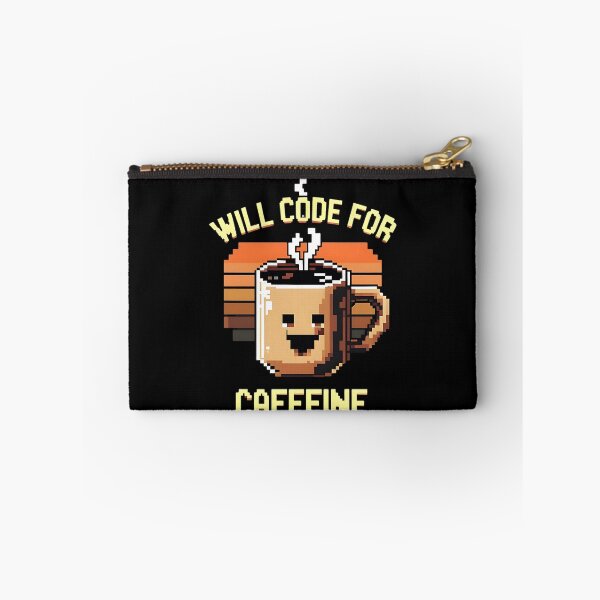 Item preview, Chiste sobre codificación de Will Code For Caffeine designed and sold by DomTeesHaven.