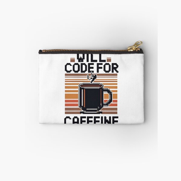 Item preview, Chiste sobre codificación de Will Code For Caffeine designed and sold by DomTeesHaven.