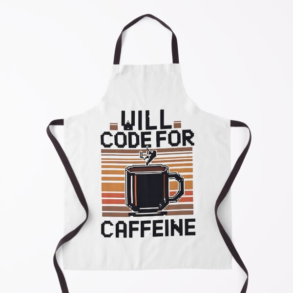 Item preview, Will Code For Caffeine Coding Joke designed and sold by DomTeesHaven.