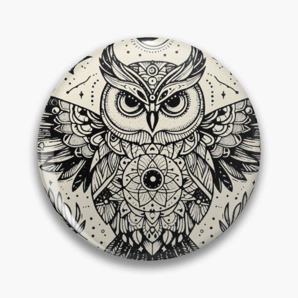 Item preview, Mystical Owl – Celestial Wisdom in Flight designed and sold by Roberta Calabrese.