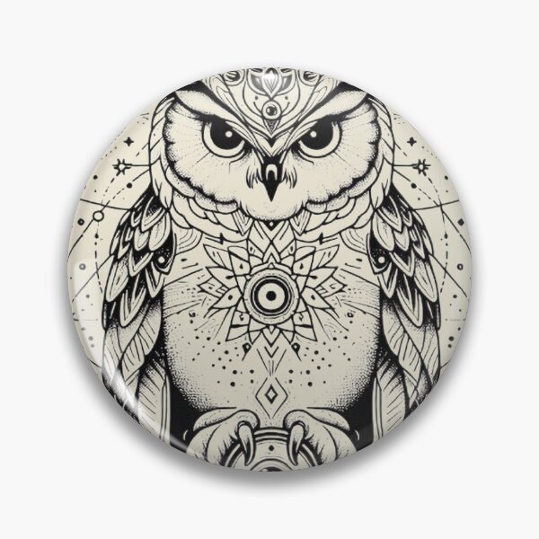Item preview, Mystical Owl – Celestial Wisdom in Flight designed and sold by Roberta Calabrese.