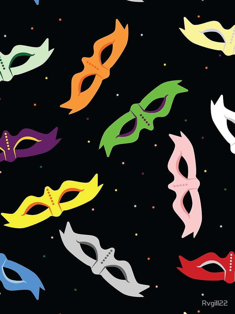 Thumbnail 3 of 3, Scarf, Masquerade Masks  designed and sold by Rvgill22.