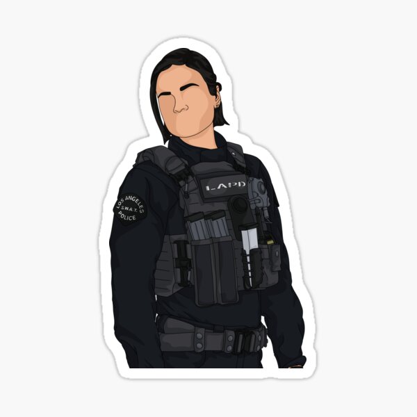 Vista previa del artículo con la obra «Chris Alonso | S.W.A.T», diseñado y vendido por icantdrawfaces.