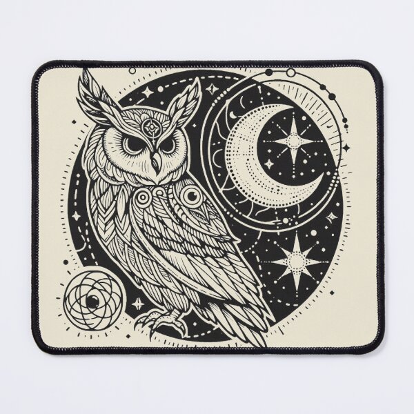 Item preview, Mystical Owl – Celestial Wisdom in Flight designed and sold by Roberta Calabrese.