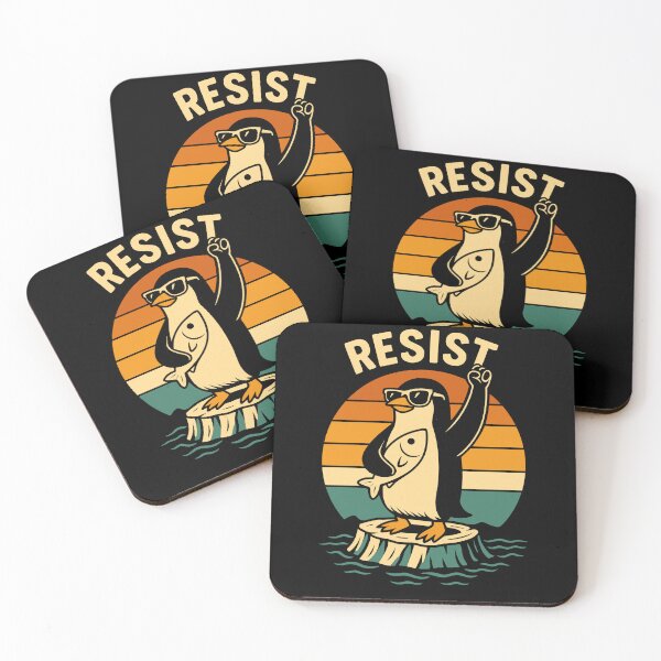 Item preview, Resist Penguin designed and sold by varioarts.