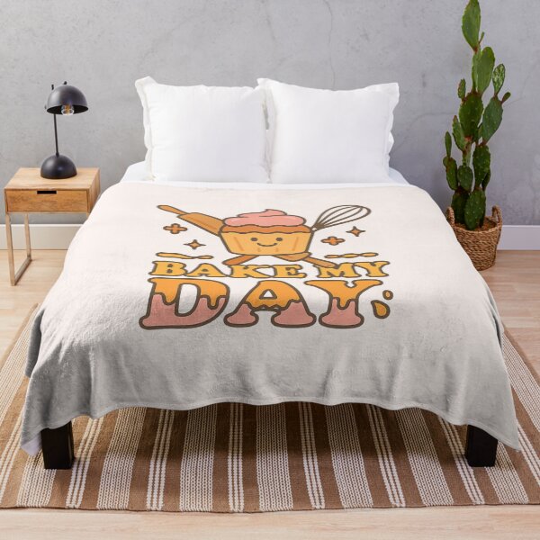 Item preview, Bake My Day – Whimsical Baking Pun with Cupcake and Tools designed and sold by Bratak.