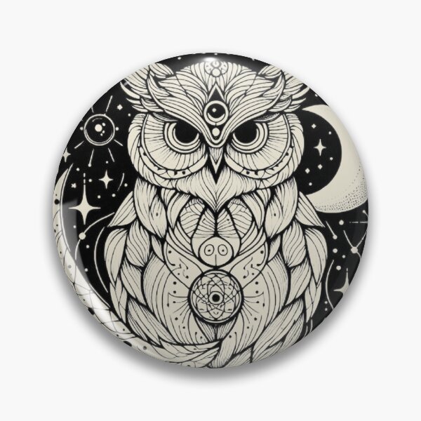 Item preview, Mystical Owl – Celestial Wisdom in Flight designed and sold by Roberta Calabrese.