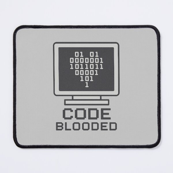 Item preview, Code Blooded – Binary Heart Tech Design for Programmers designed and sold by Bratak.