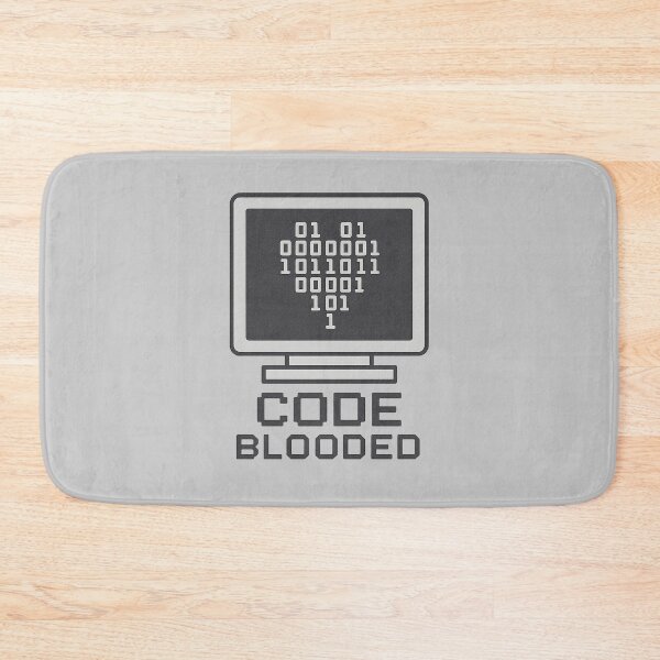 Item preview, Code Blooded – Binary Heart Tech Design for Programmers designed and sold by Bratak.