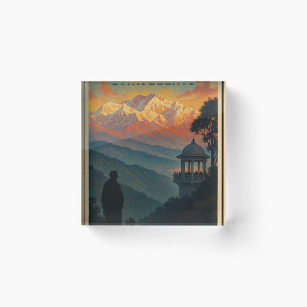 Item preview, Sunrise Over Kanchenjunga from Tiger Hill, Darjeeling designed and sold by Places On Earth.