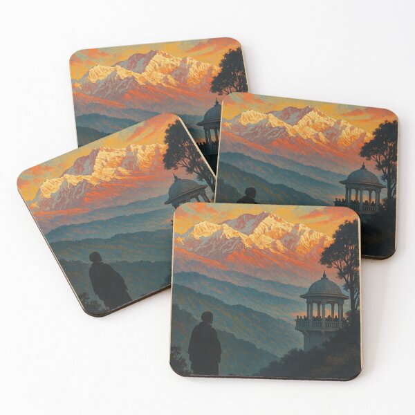 Item preview, Sunrise Over Kanchenjunga from Tiger Hill, Darjeeling designed and sold by Places On Earth.