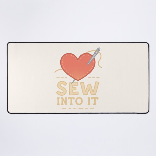 Item preview, Sew Into It – Cute Embroidery-Inspired Sewing Pun Design designed and sold by Bratak.