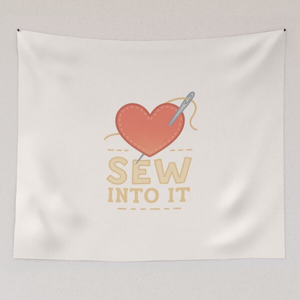 Item preview, Sew Into It – Cute Embroidery-Inspired Sewing Pun Design designed and sold by Bratak.