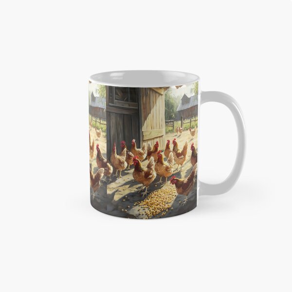 Item preview, Farmcore Aesthetic: Chickens Pecking Corn designed and sold by bapupa.