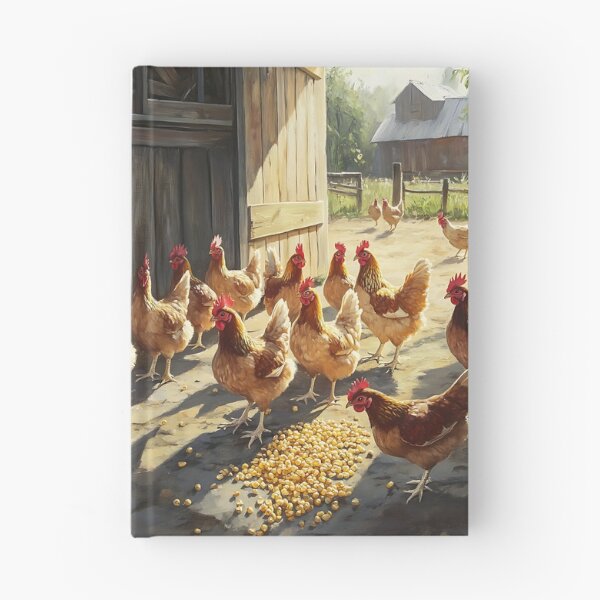 Item preview, Farmcore Aesthetic: Chickens Pecking Corn designed and sold by bapupa.