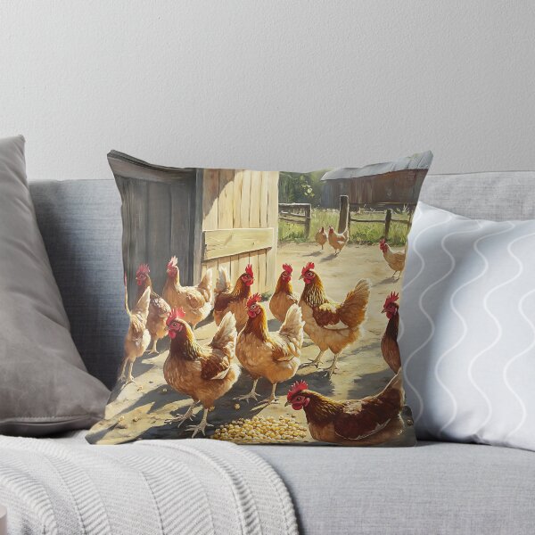 Item preview, Farmcore Aesthetic: Chickens Pecking Corn designed and sold by bapupa.