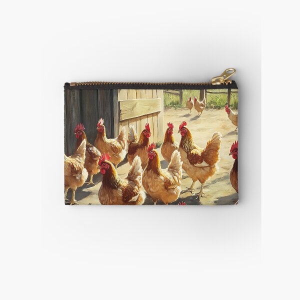 Item preview, Farmcore Aesthetic: Chickens Pecking Corn designed and sold by bapupa.