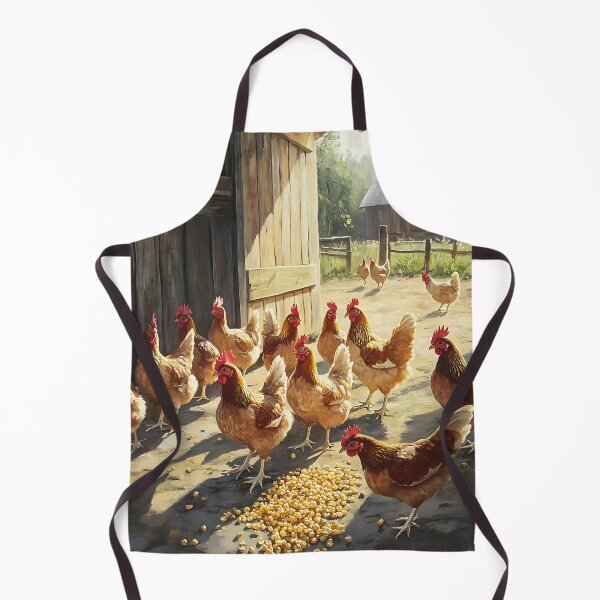 Item preview, Farmcore Aesthetic: Chickens Pecking Corn designed and sold by bapupa.